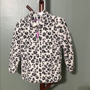 Jumping Beans Black and White Leopard Print Sweatshirt